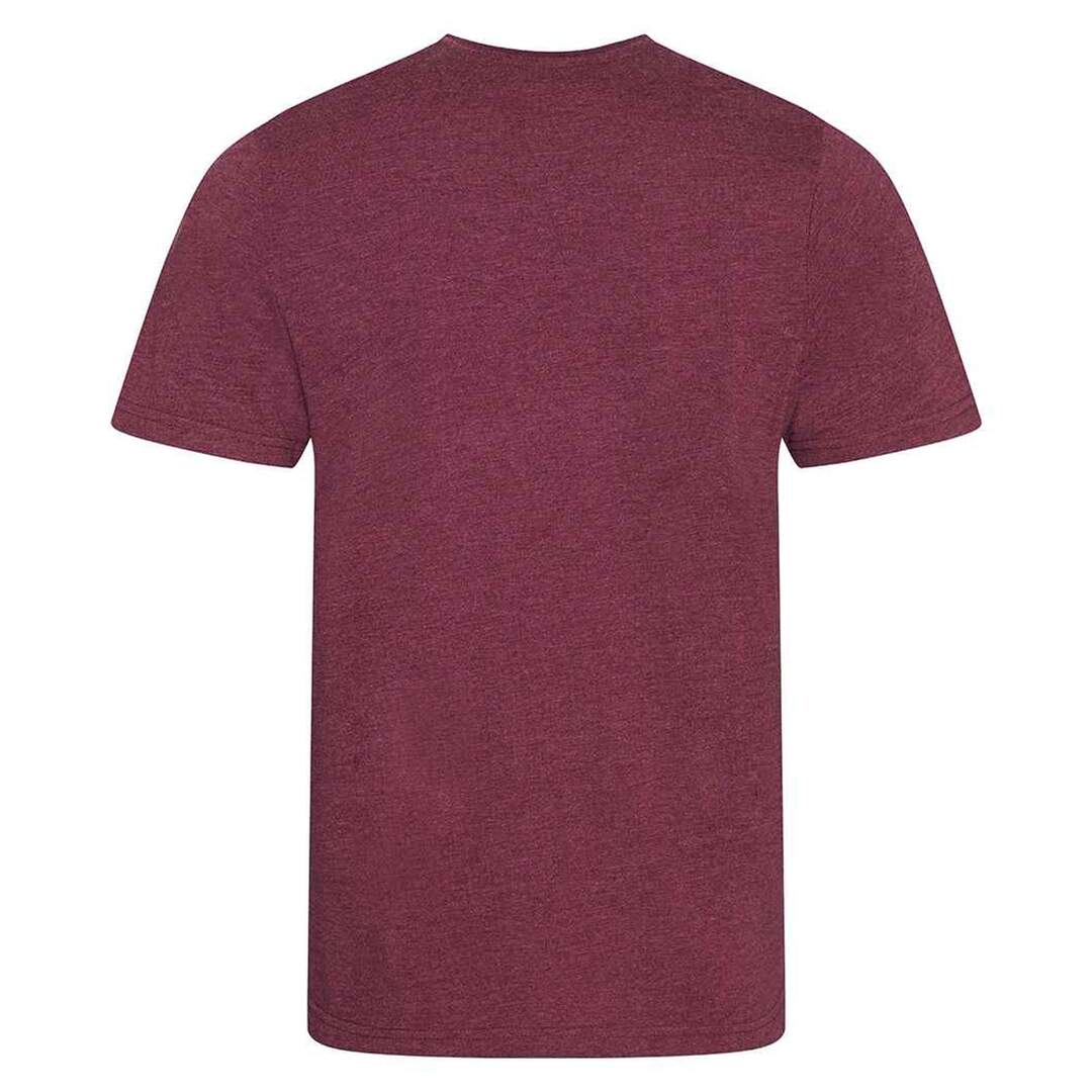 T-shirt homme bordeaux chiné Awdis-2