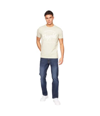 Jean Cadman Homme Bleu Foncé Délavé Crosshatch
