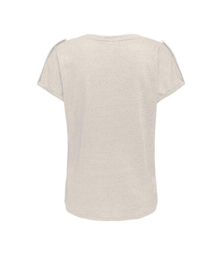 T-Shirt beige femme only rabi