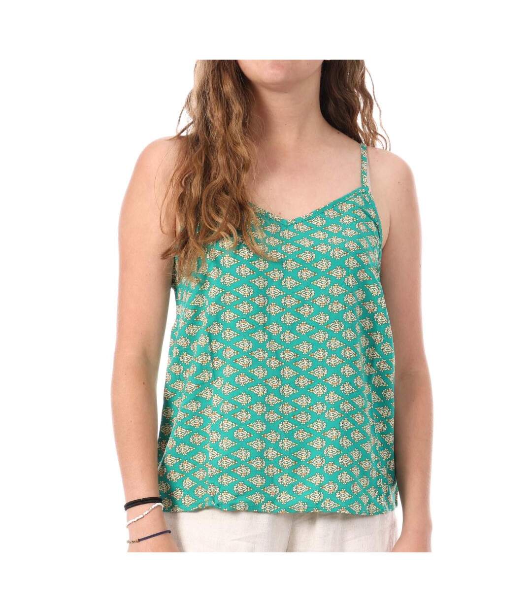 Débardeur vert à motifs femme only nova life paris-1