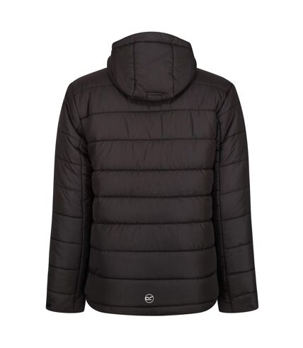 Regatta Mens Navigate Thermal Padded Jacket (Black/Seal Grey)