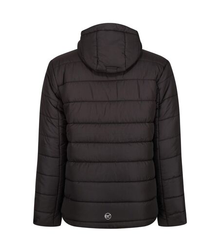 Regatta Mens Navigate Thermal Padded Jacket (Black/Seal Grey)