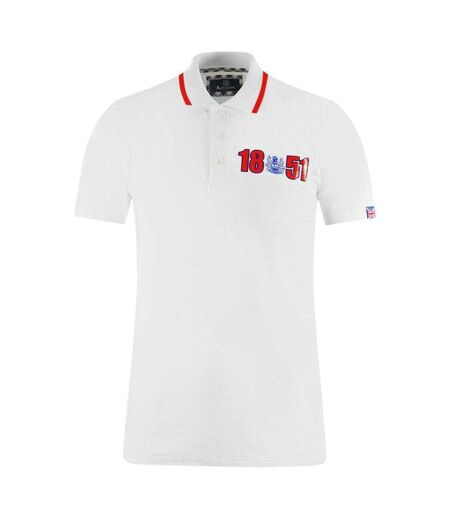 Mens London 1851 Polo Shirt White Aquascutum