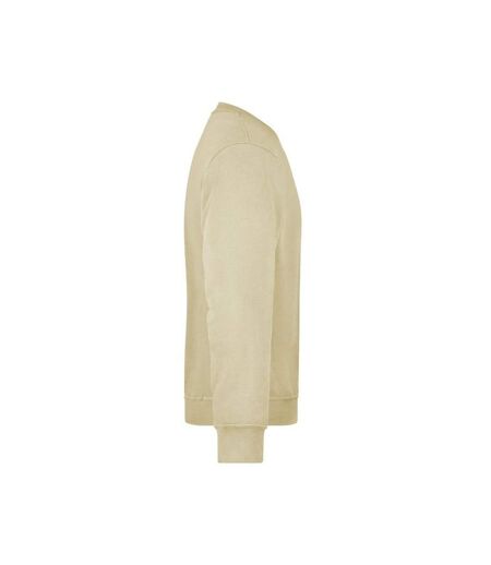 Sweat Workwear Adulte Beige Gris James And Nicholson