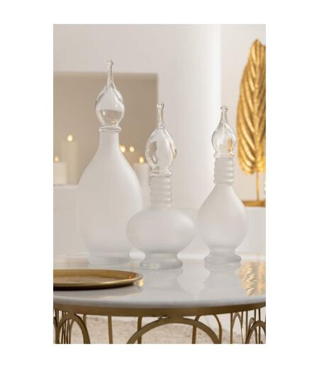 Vase Bouchon Fiole en Verre Jo 38cm Transparent