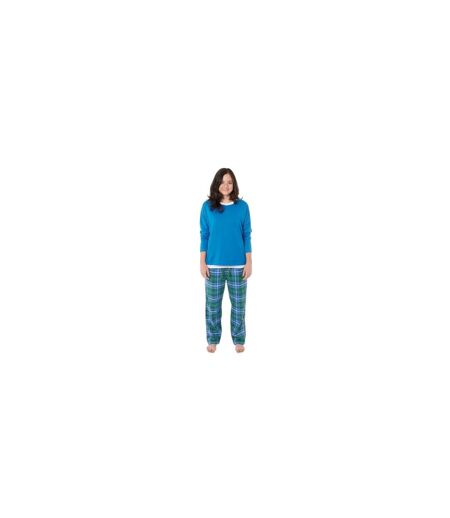 Bas De Pyjama Motif/style Motif Écossais À Carreaux Homme Bleu Sarcelle Loungers