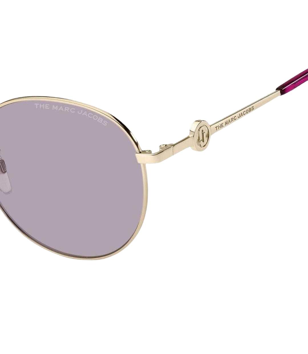 Womens/ladies Sunglasses One Size Gold Pink Marc Jacobs-2