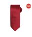 Lot de 2  Cravate à motif pied de poule homme taille unique rouge Premier