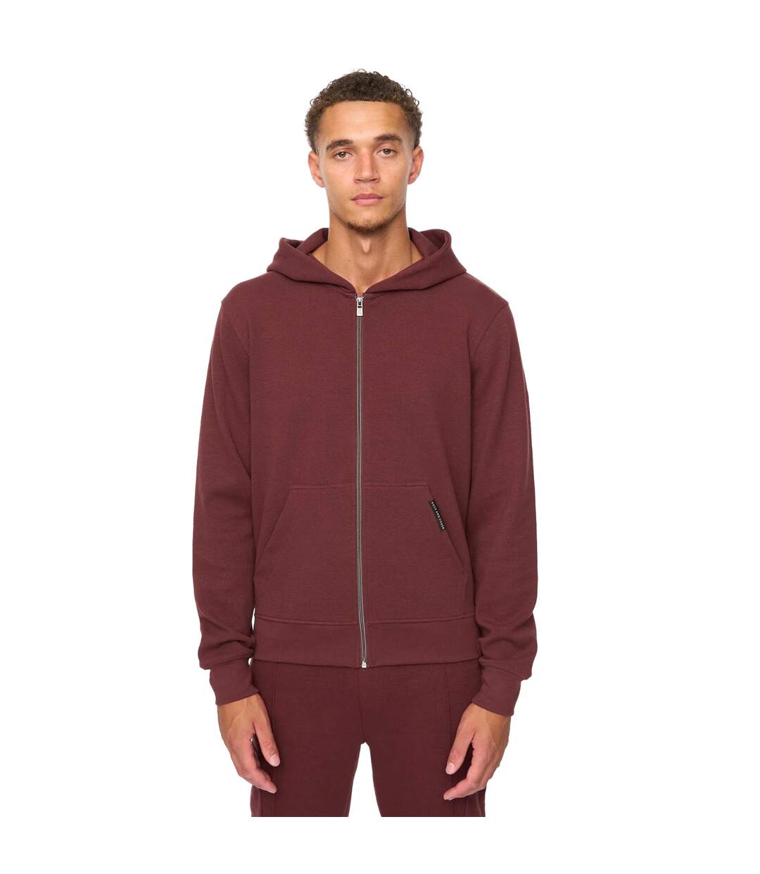Mens Optimus Hoodie And Joggers Set Wine Duck And Cover-4