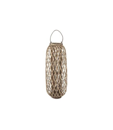 Lanterne Design en Bois Willow 96cm Gris