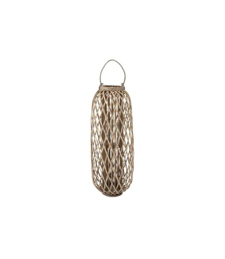 Lanterne Design en Bois Willow 96cm Gris