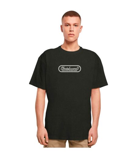 Mens The Skateboard Magazin Logo Oversized T-shirt Noir MerchCode