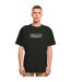 Mens The Skateboard Magazin Logo Oversized T-shirt Noir MerchCode-1