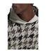 Sweat À Capuche Motif/style Pied-de-poule Homme Beige Boss-3