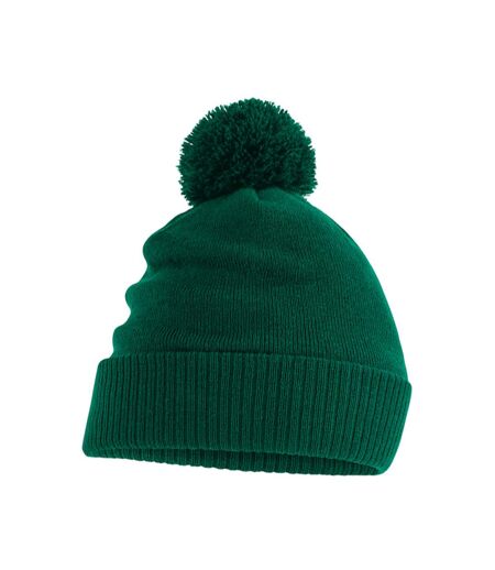 Bonnet Snowstar Vert Bouteille Beechfield
