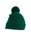 Bonnet Snowstar Vert Bouteille Beechfield-1