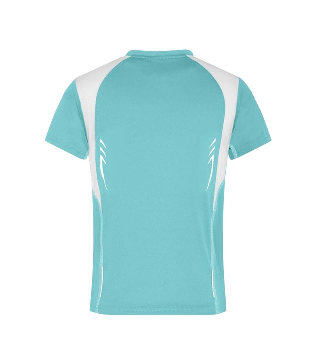 T-shirt Course À Pied Homme Menthe Blanc James And Nicholson-2