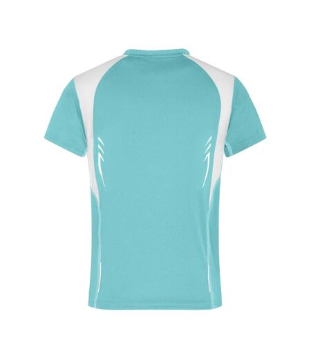T-shirt Course À Pied Homme Menthe Blanc James And Nicholson