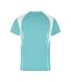 T-shirt Course À Pied Homme Menthe Blanc James And Nicholson-2