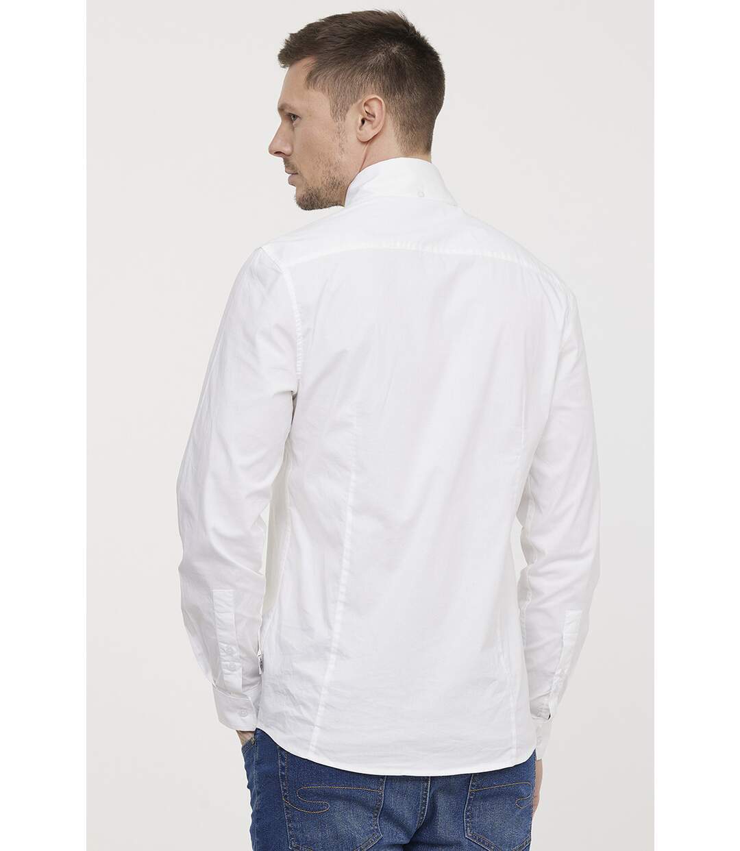 Chemise manches longues coton slim DOKITO