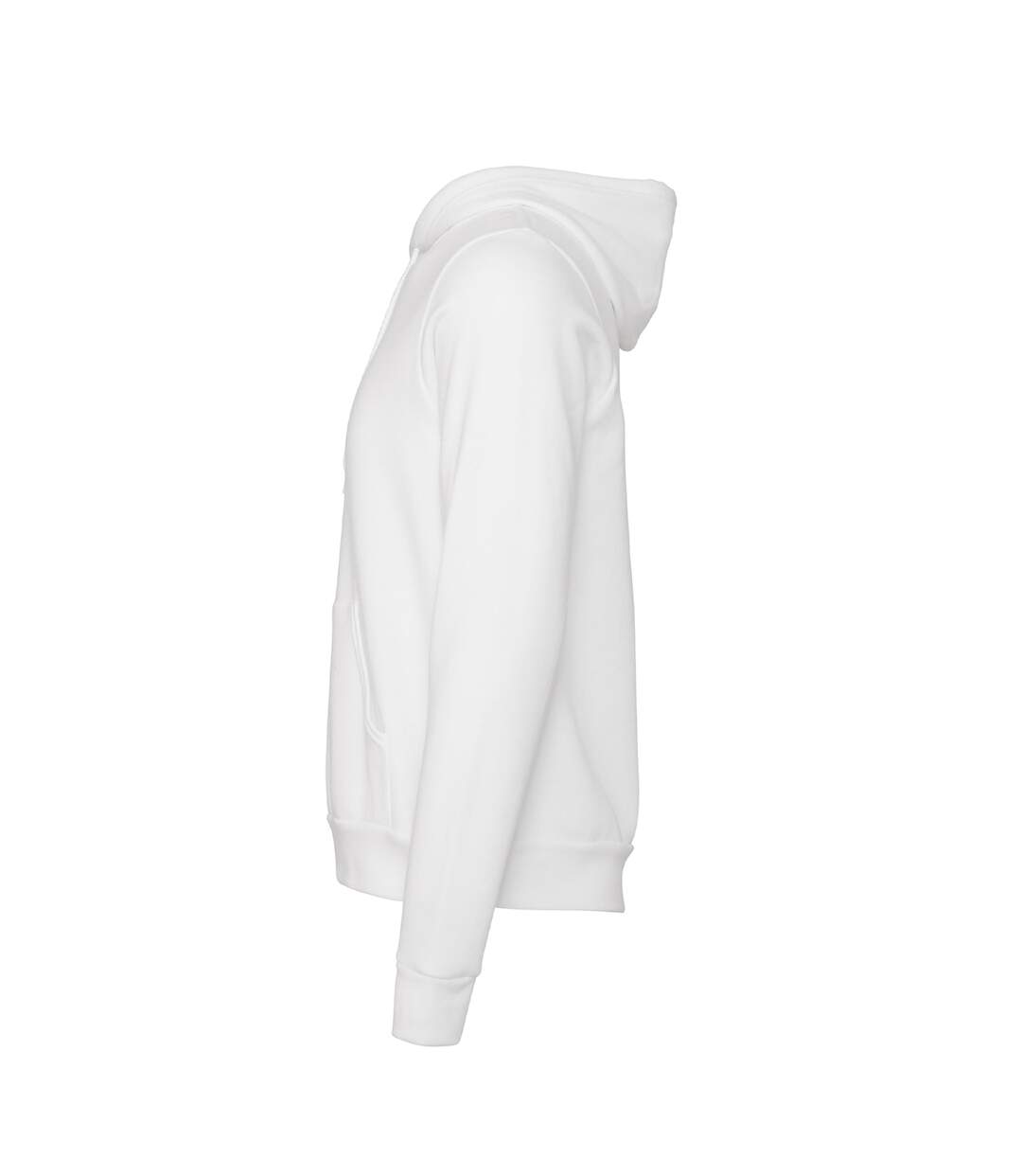 Canvas Sweatshirt À Capuche Homme Dtg Blanc Bella + Canvas-3