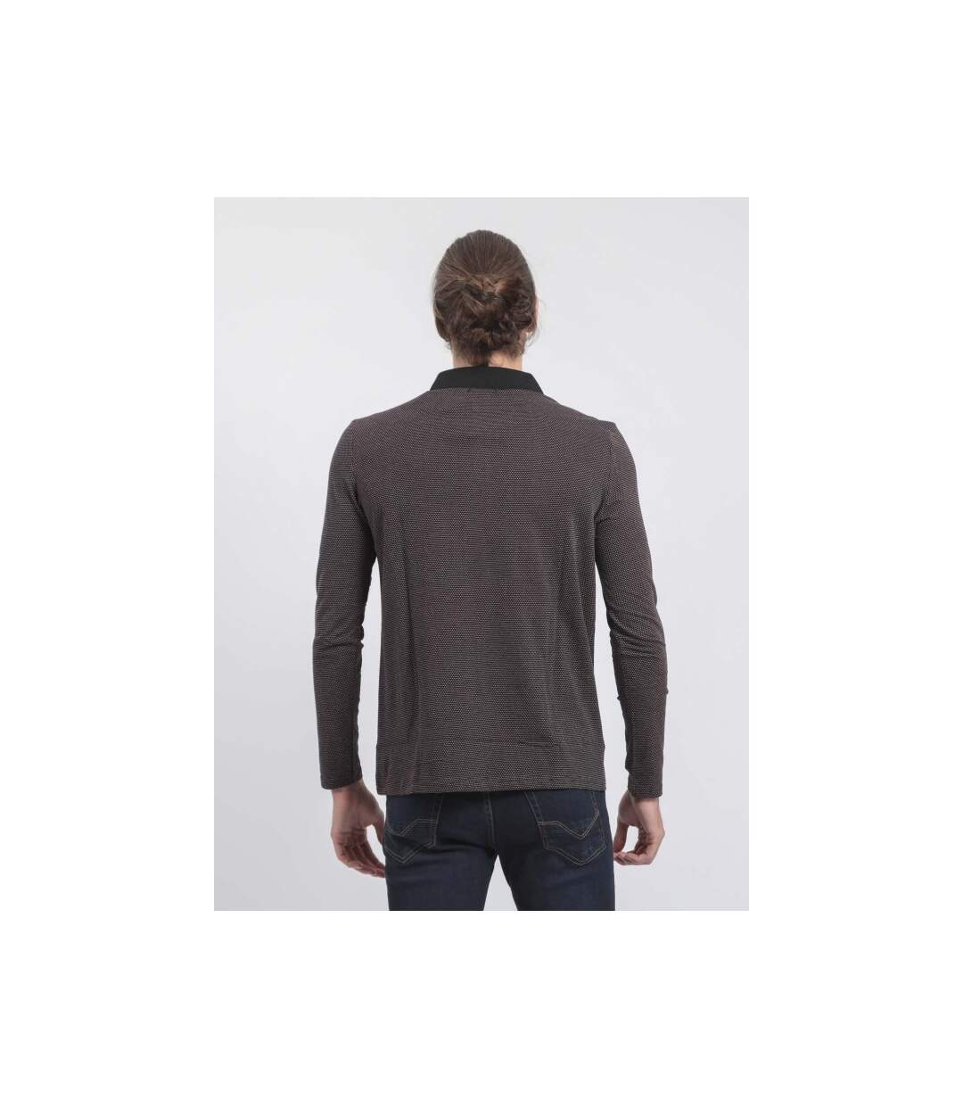 Polo manches longues pur coton PRALONG-2