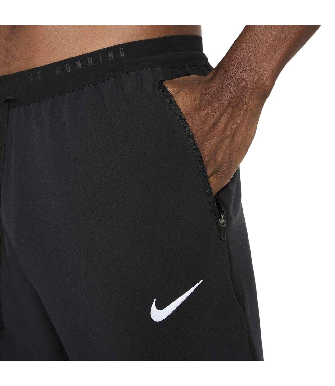 Collants De Course Homme Noir Noir Brillant Nike-4