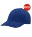 Atlantis Start 6 Panel Baseball Cap (Pack of 2) (Royal) - UTAB416-1