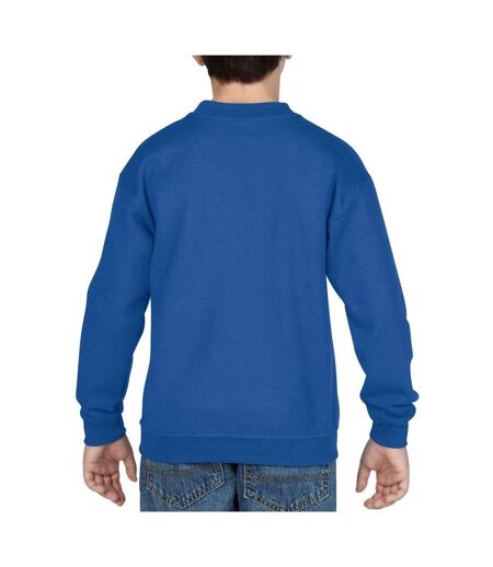 Sweatshirt enfant bleu roi Gildan