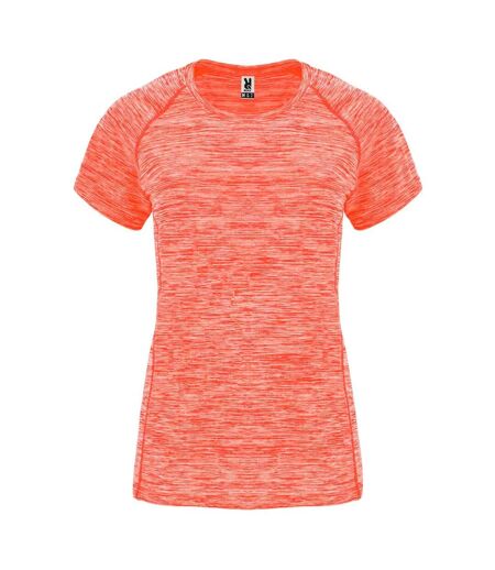 T-shirt Austin Femme Corail Fluo Chiné Roly