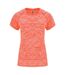 T-shirt Austin Femme Corail Fluo Chiné Roly-1