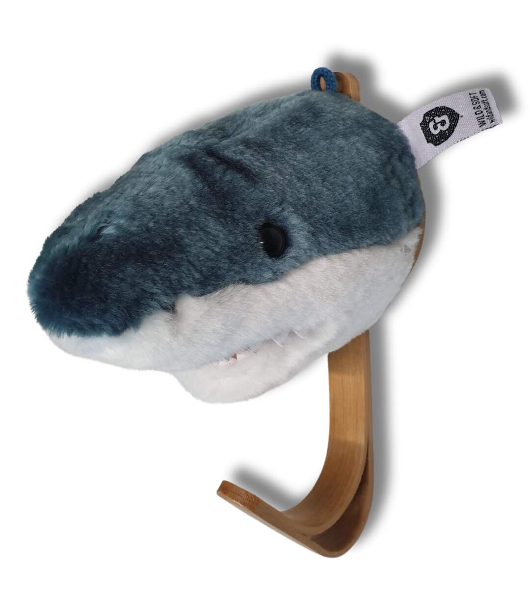 Patères petites têtes collection SOFT ANIMALS Aquatique Requin Jack-1