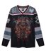 Amplified Mens Slayer Hockey Jersey (Black/Red/Gray)