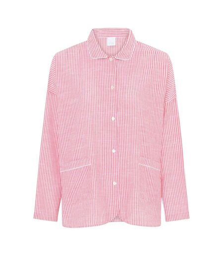 Chemise Manches Longues Motif/style À Rayures Amanda Femme Rouge CCDK Copenhagen