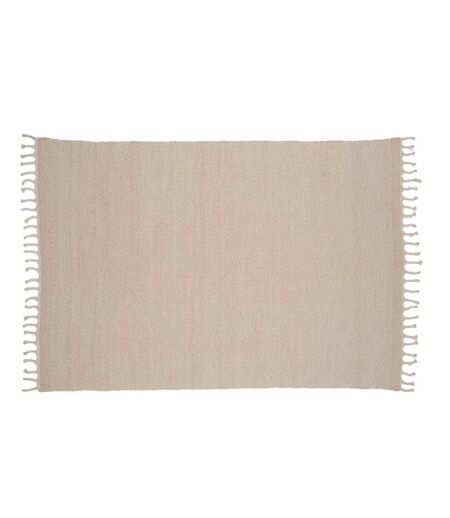 Tapis Déco en Laine Loke 160x230cm Beige