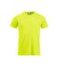 Clique Mens New Classic T-Shirt (Visibility Green)
