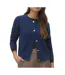Gilet marine femme vero moda fiona-1