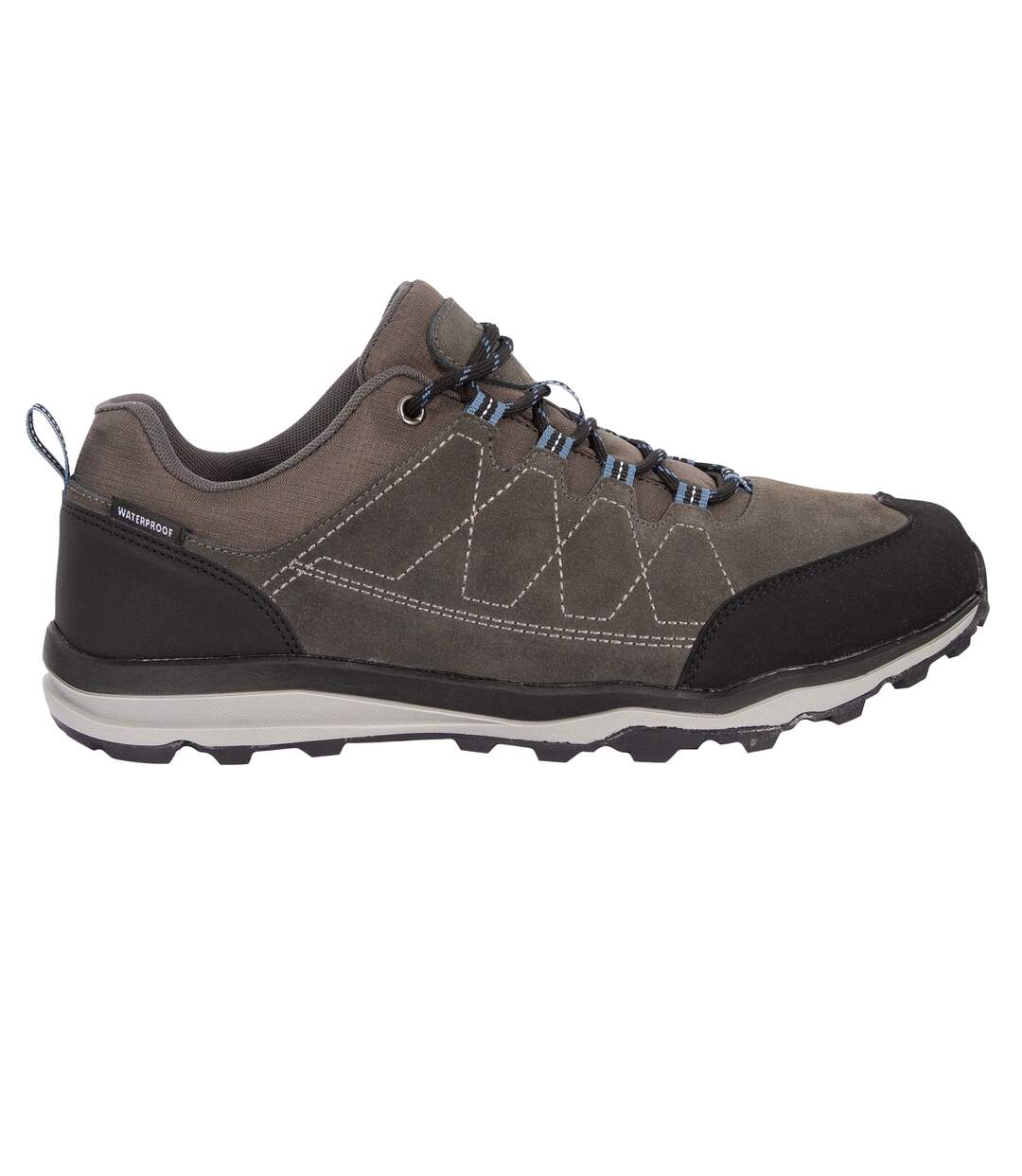 Mens jason suede trainers grey Trespass