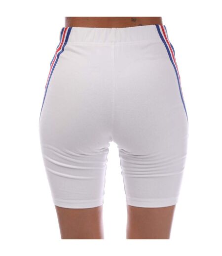 Short De Motard Future Icons Femme Blanc Rouge Bleu Adidas