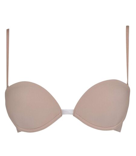 Womens/ladies Plain Multiway Bra Beige Wonderbra