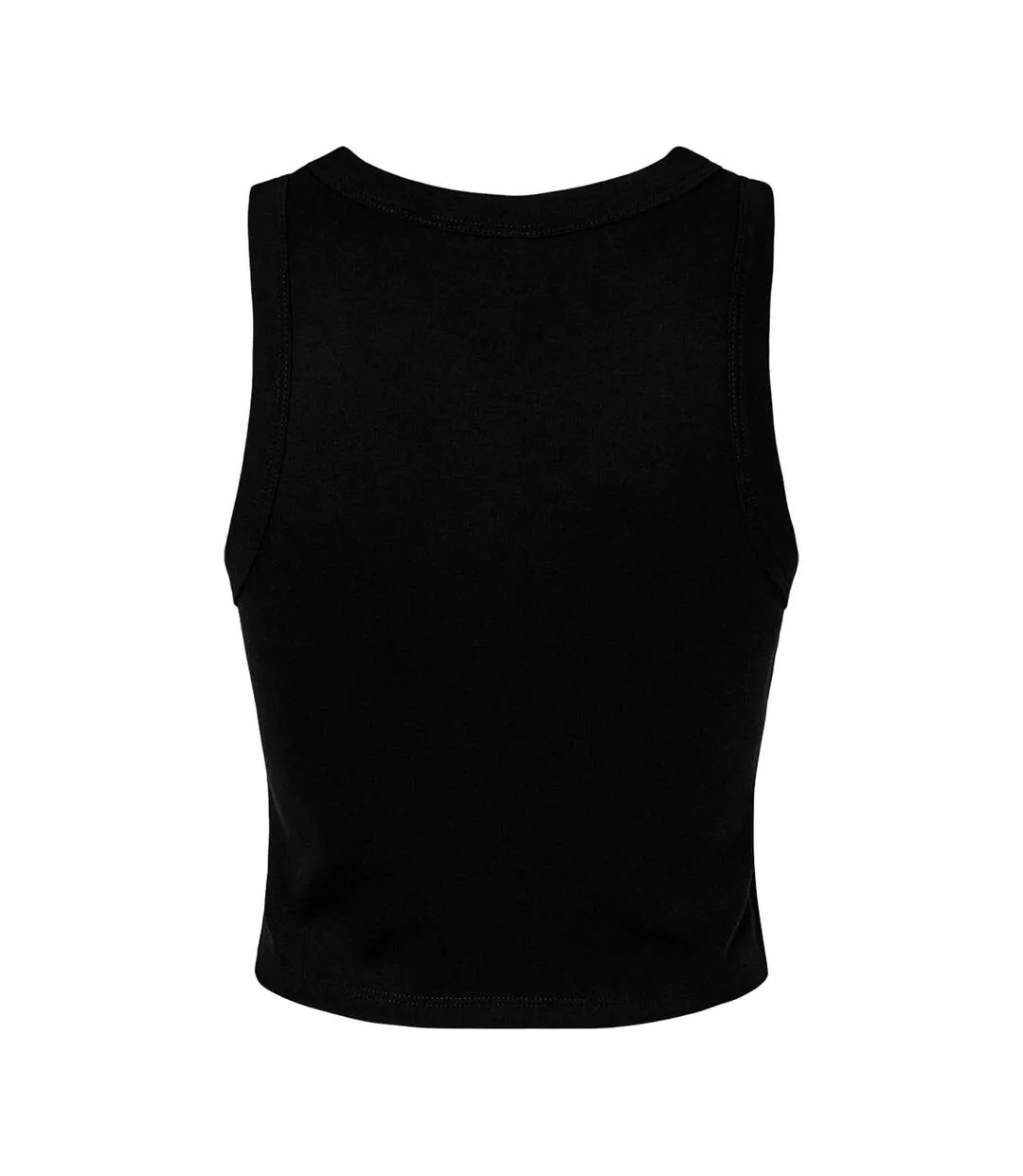 Womens/ladies Tank Top Solid Black Blend Bella + Canvas-2
