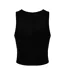 Womens/ladies Tank Top Solid Black Blend Bella + Canvas-2