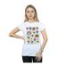 Disney - T-shirt COCO HEADS PATTERN - Femme (Blanc) - UTBI14356-2