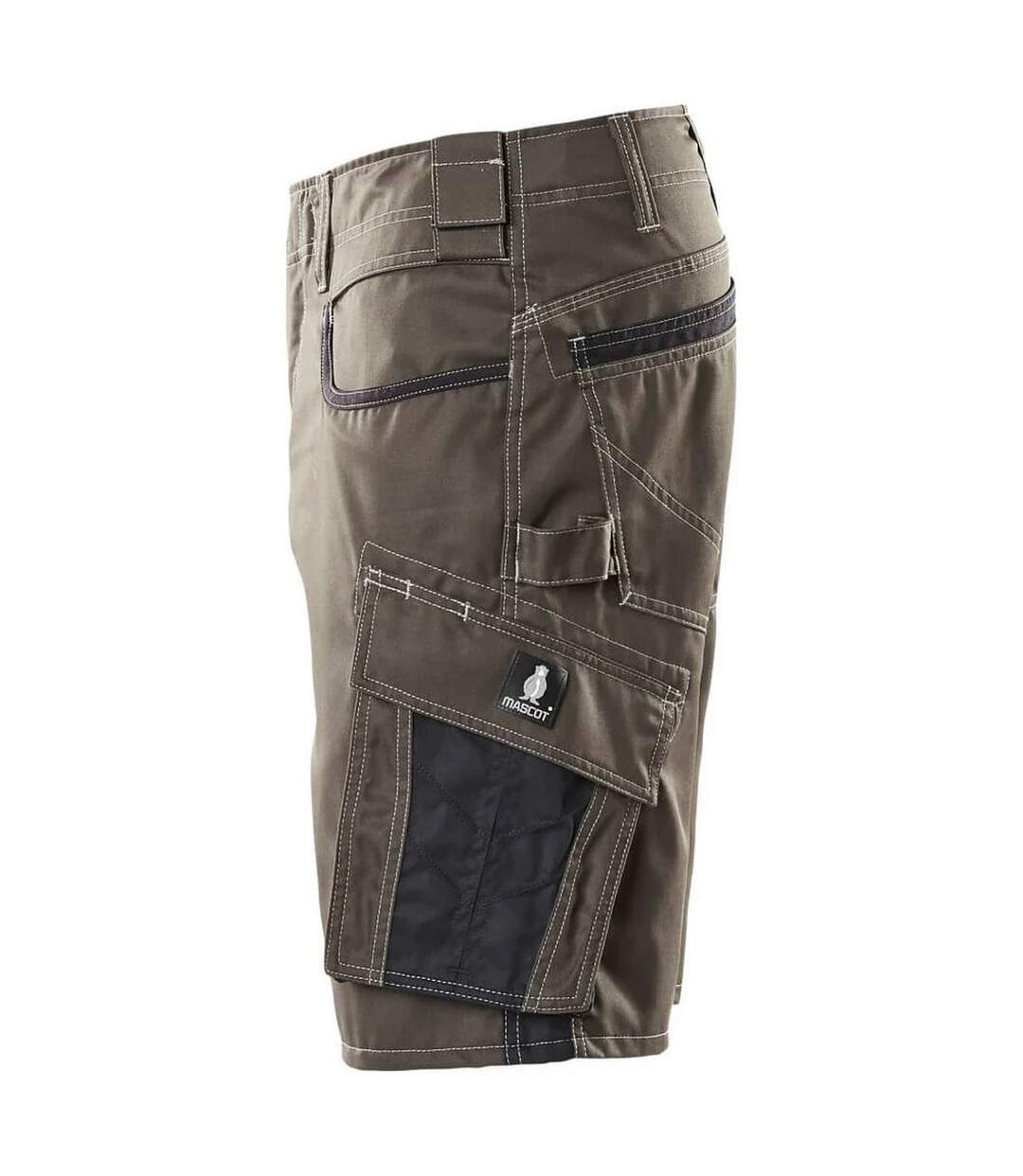 Mens Unique Work Shorts Dark Anthracite Black Mascot-3