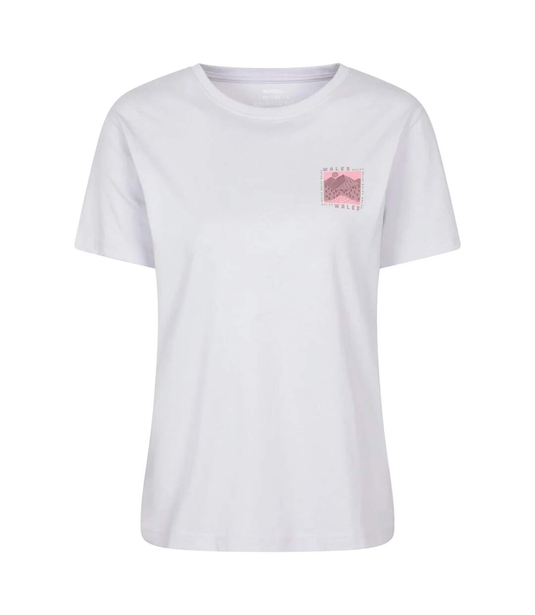 Womens/ladies Wales Mountain T-shirt Lilac Mountain Warehouse-3