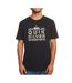 T-shirt Marine Homme Quiksilver Logo Print - S