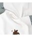 Torchon nid d'abeille WAFFLE brodé Lapin-3