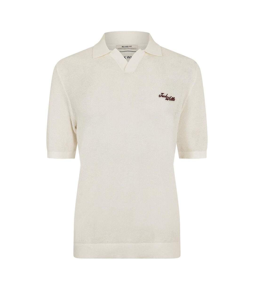 Polo Manches Courtes Homme Beige Jack Wills-2