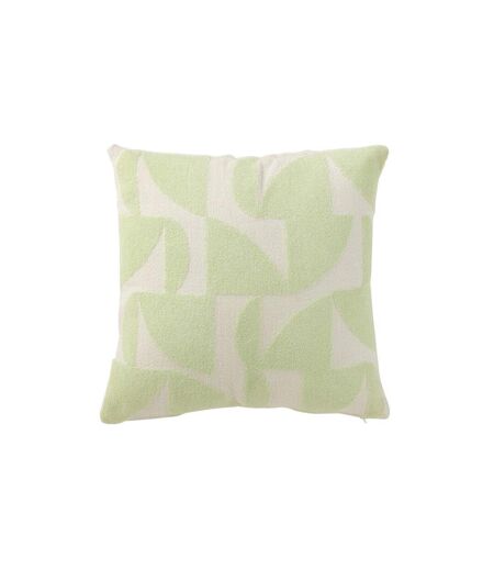 Coussin Déco Géométrique 43x43cm Vert Menthe