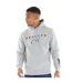 Mens henycore cotton hoodie grey marl Henleys-1